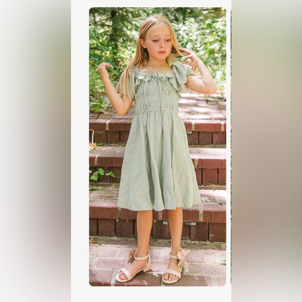 Ivy City Co sage dress in size 2T